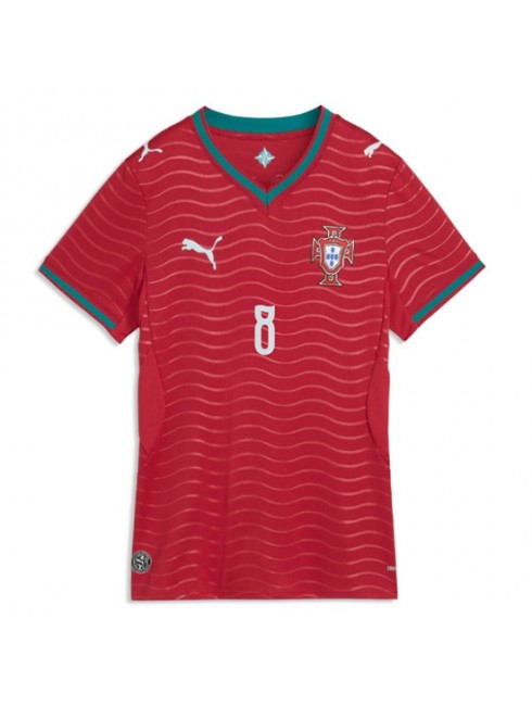 Ženski Nogometni dresi Portugalska SP 2026 Bruno Fernandes #8 Domači Kratek rokav