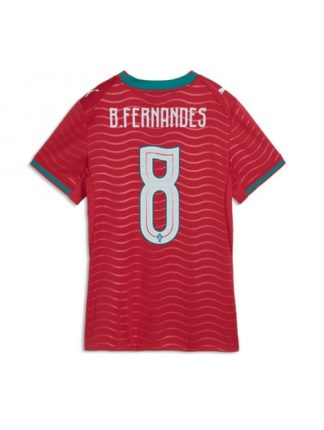 Ženski Nogometni dresi Portugalska SP 2026 Bruno Fernandes #8 Domači Kratek rokav