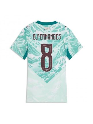Ženski Nogometni dresi Portugalska SP 2026 Bruno Fernandes #8 Gostujoči Kratek rokav