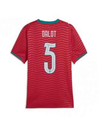 Ženski Nogometni dresi Portugalska SP 2026 Diogo Dalot #5 Domači Kratek rokav