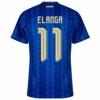 Anthony Elanga #11 Švedska Gostujoči SP 2026 reprezentance dresi za nogomet