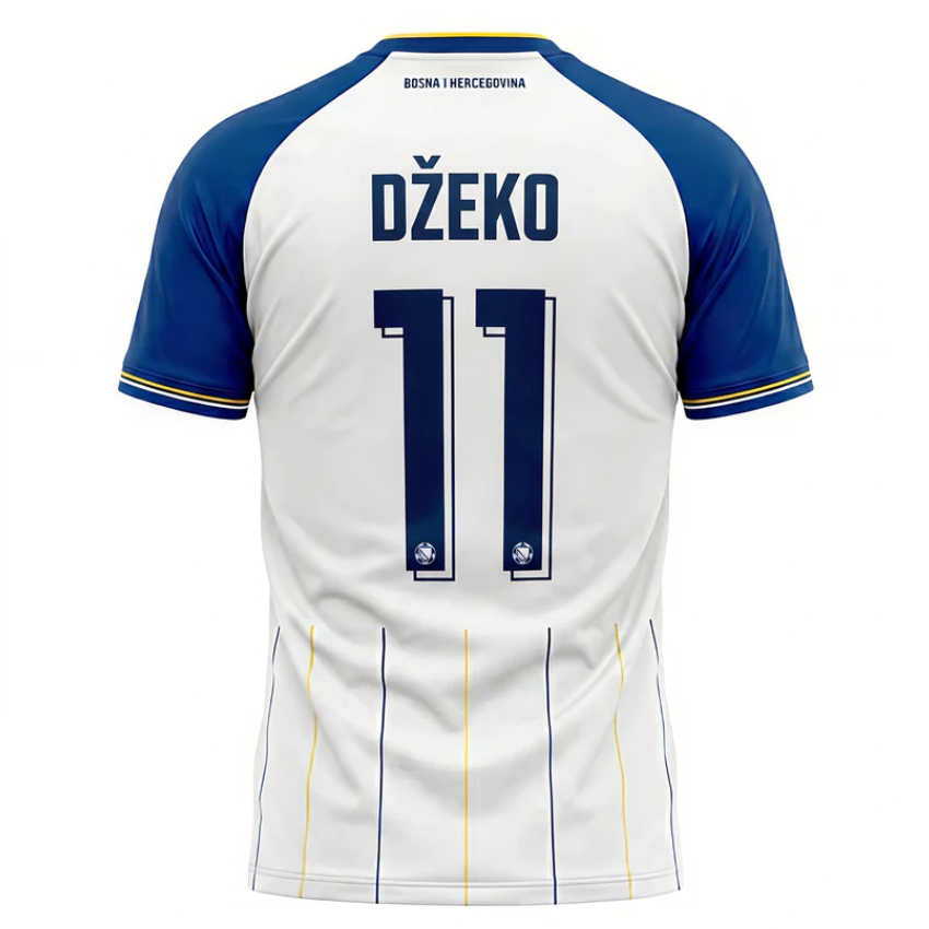 Edin Džeko #11 Nogometni dresi Bosna in Hercegovina SP 2026 Gostujoči 2026/27-1