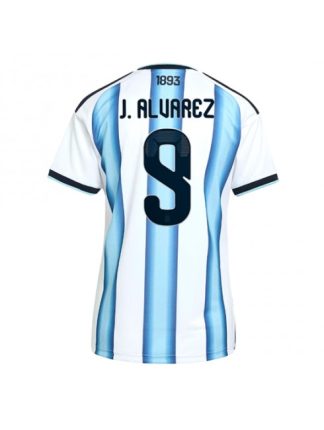 Ženski Nogometni dresi Argentina Julian Alvarez #9 Domači SP 2026 Kratek rokav