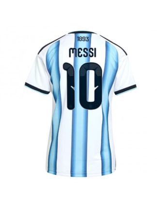 Ženski Nogometni dresi Argentina SP 2026 Lionel Messi #10 Domači