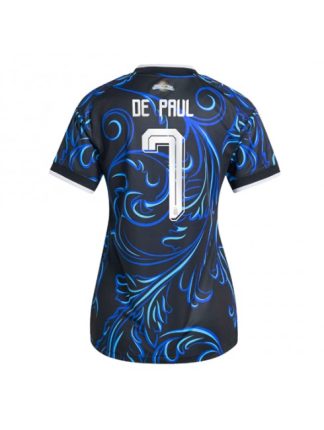 Rodrigo De Paul #7 Ženski Nogometni dresi Argentina SP 2026 Gostujoči