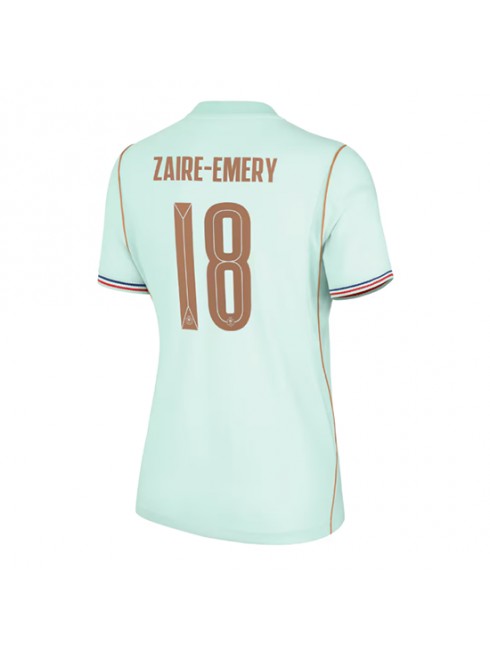 Ženski Nogometni dresi Francija SP 2026 Warren Zaire-Emery #18 Gostujoči Kratek rokav
