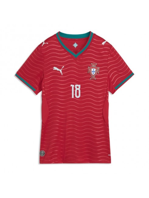 Ženski Nogometni dresi Portugalska SP 2026 Pedro Neto #18 Domači Kratek rokav