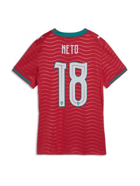 Ženski Nogometni dresi Portugalska SP 2026 Pedro Neto #18 Domači Kratek rokav