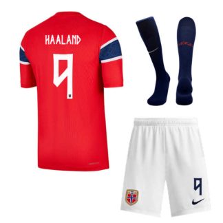 Erling Haaland #9 Otroški nogometni dresi Norveška SP 2026 Domači