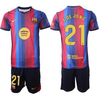 Kupiti Nogometni dresi kompleti FC Barcelona 2026-27 Frenkie de Jong #21 Domači