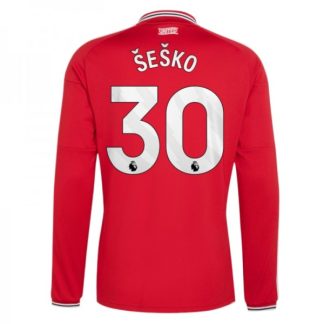 Manchester United Domači 2026/27 Nogometni dresi Benjamin Sesko 30 Dolgi Rokav