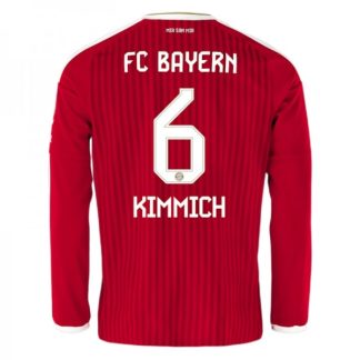 Moški nogometni dresi FC Bayern München Domači 2026-27 Joshua Kimmich #6 Dolgi Rokav