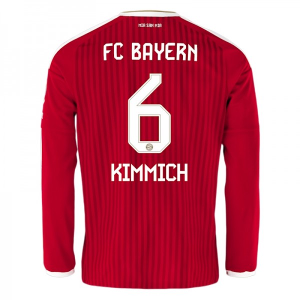 Moški nogometni dresi FC Bayern München Domači 2026-27 Joshua Kimmich #6 Dolgi Rokav