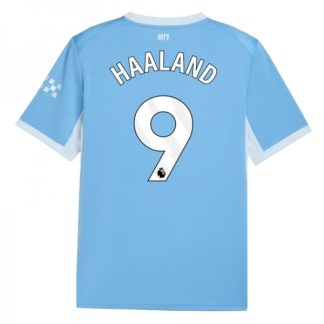 Moški nogometni dresi Manchester City Erling Haaland #9 Domači 2026-27