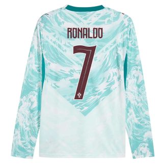 Moški Nogometni dresi Portugalska SP 2026 Gostujoči tisk Cristiano Ronaldo 7