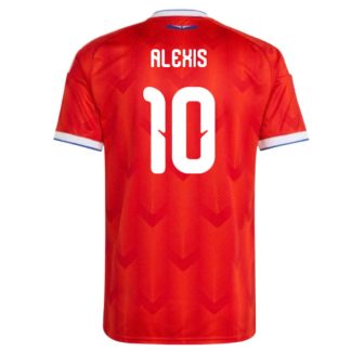 Moški Nogometni dresi reprezentance Čile SP 2026 Alexis Sánchez #10 Domači