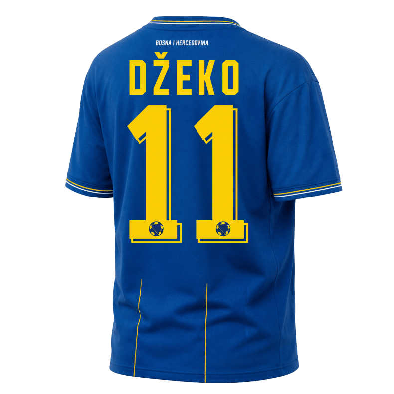 Nogometni dresi Bosna in Hercegovina SP 2026 Edin Džeko #11 Domači 2026/27-1