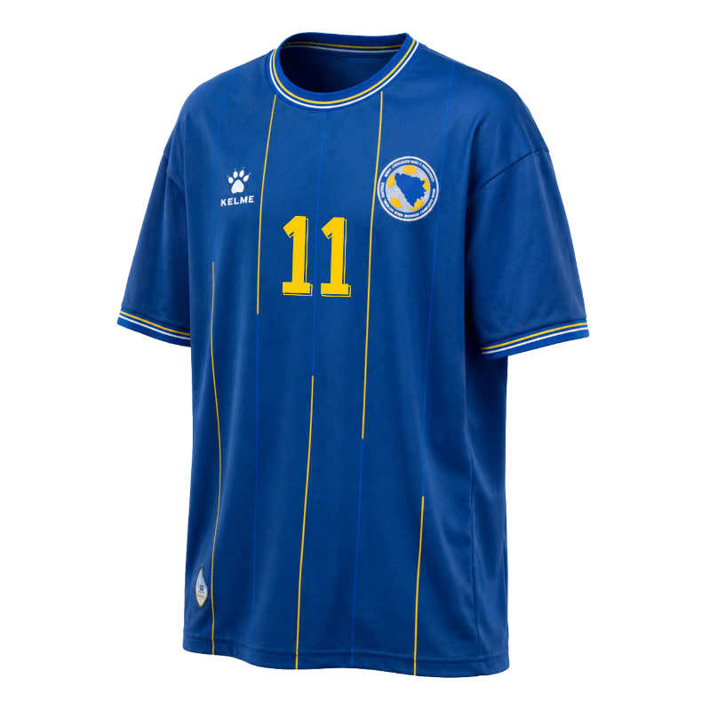 Nogometni dresi Bosna in Hercegovina SP 2026 Edin Džeko #11 Domači 2026/27-2