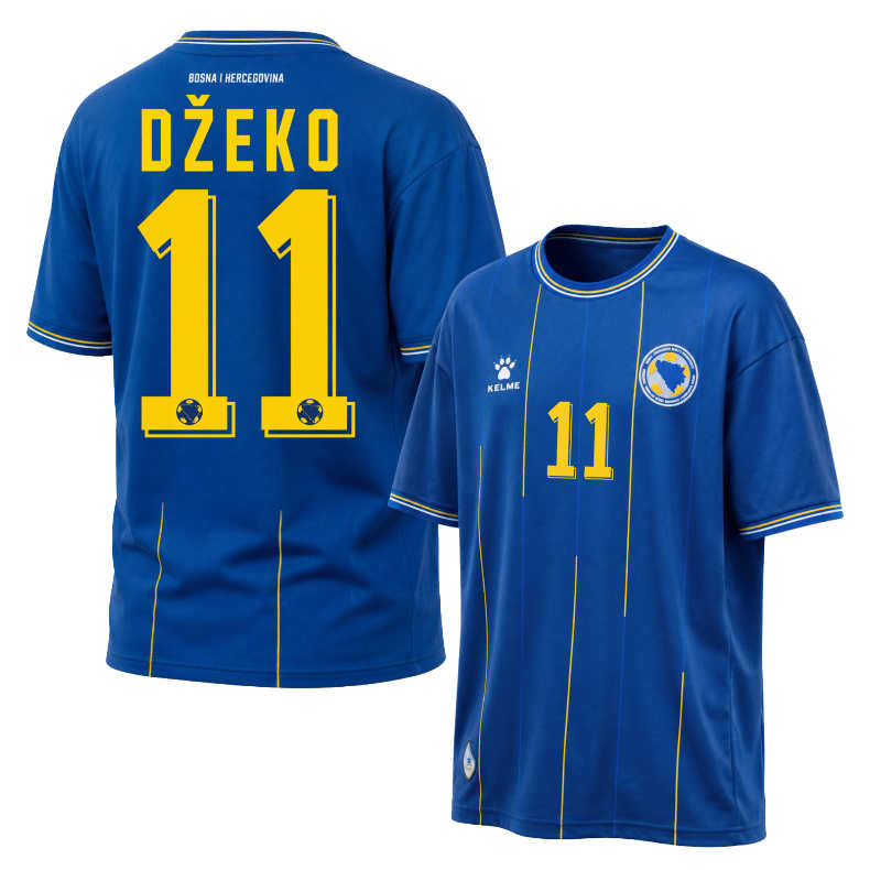 Nogometni dresi Bosna in Hercegovina SP 2026 Edin Džeko #11 Domači 2026/27