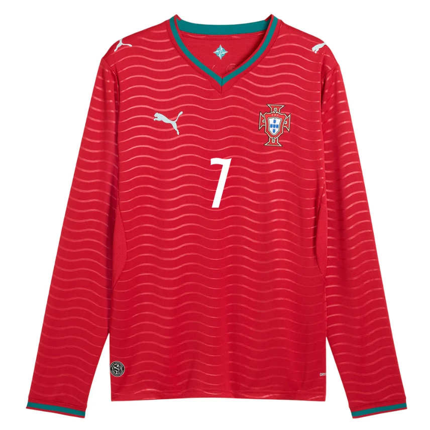 Nogometni dresi Portugalska SP 2026 Domači Cristiano Ronaldo #7 Dolgi Rokav-1