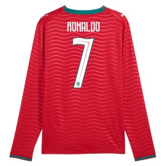 Nogometni dresi Portugalska SP 2026 Domači Cristiano Ronaldo #7 Dolgi Rokav