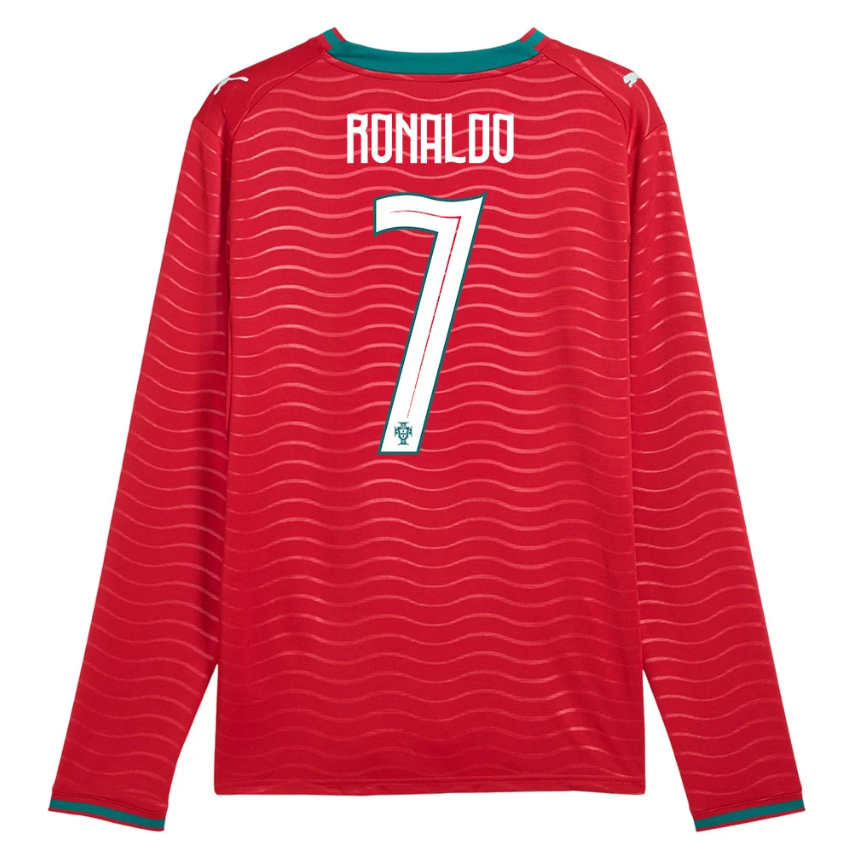 Nogometni dresi Portugalska SP 2026 Domači Cristiano Ronaldo #7 Dolgi Rokav