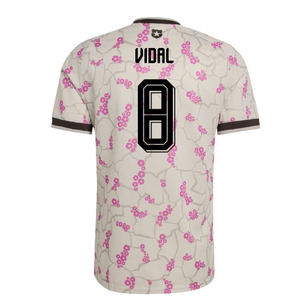Nogometni dresi reprezentance Čile SP 2026 Gostujoči tisk Arturo Vidal 8