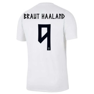 Norveška Tretji SP 2026 nogometni dresi Erling Haaland #9 bela