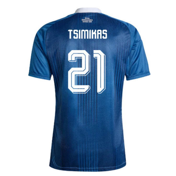 Poceni nogometni dres Grčija SP 2026 Kostas Tsimikas #21 Gostujoči