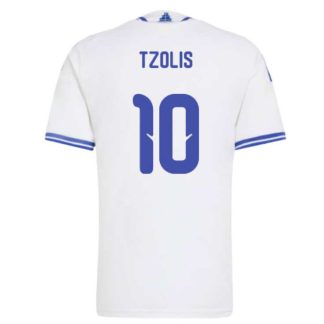 Poceni Nogometni dresi reprezentance Grčija SP 2026 Christos Tzolis #10 Domači
