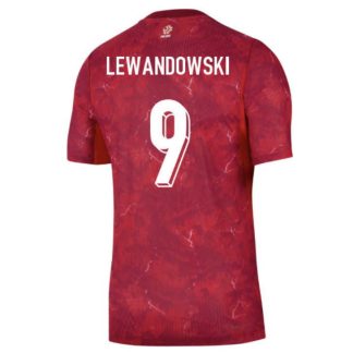 Poljska Nogometni dresi 2026/27 Gostujoči Robert Lewandowski #9 rdeča
