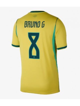 Poceni Nogometni dresi Brazilija SP 2026 Bruno Guimaraes #8 Domači