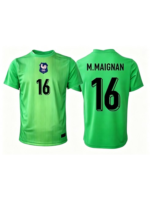 Moški Vratarski dres Francija SP 2026 Mike Maignan #16 Gostujoči Kratek rokav