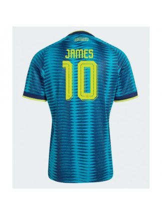 Moški Nogometni dresi Kolumbija SP 2026 James Rodriguez #10 Gostujoči Kratek rokav