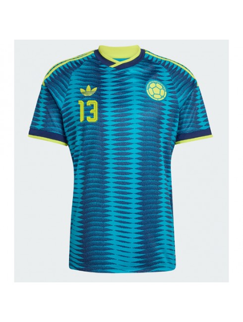 Moški Nogometni dresi Kolumbija SP 2026 Yerry Mina #13 Gostujoči Kratek rokav