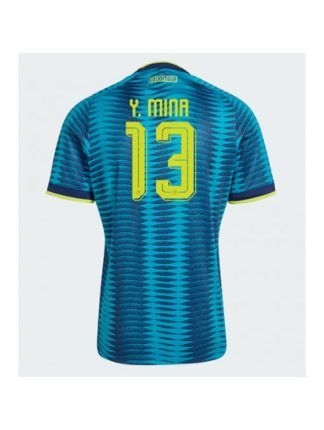 Moški Nogometni dresi Kolumbija SP 2026 Yerry Mina #13 Gostujoči Kratek rokav