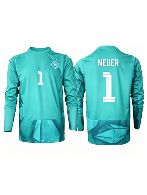 Poceni Vratarski dres Nemčija SP 2026 Manuel Neuer #1 Domači Dolgi rokav