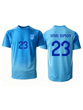 Kupite Moški Vratar dresi Španija SP 2026 Unai Simon #23 Domači modra