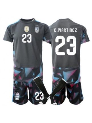 Otroški Vratar dresi kompleti Argentina SP 2026 Emiliano Martinez #23 Domači