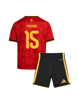 Otroški Nogometni dresi kompleti Belgija SP 2026 Thomas Meunier #15 Domači