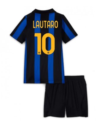 Otroški Nogometni dresi kompleti Inter Milan 2026-27 Lautaro Martinez #10 Domači