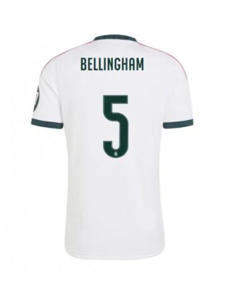 Moški nogometni dresi Real Madrid 2026-27 Jude Bellingham #5 Domači Kratek Rokav