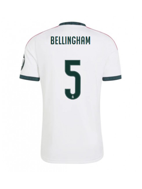 Moški nogometni dresi Real Madrid 2026-27 Jude Bellingham #5 Domači Kratek Rokav