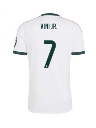 Moški nogometni dresi Real Madrid 2026-27 Vinicius Junior #7 Domači Kratek Rokav