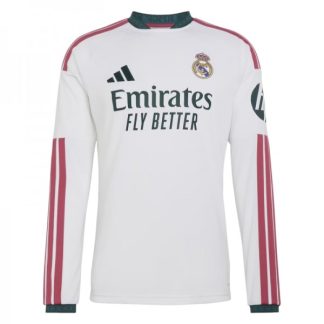 Moški nogometni dresi Real Madrid Domači 2026/27 bela Dolgi Rokav