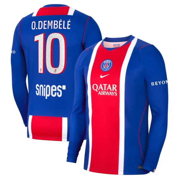 Nogometni dresi Paris Saint-Germain PSG Ousmane Dembele #10 2026/27 Domači Dolgi Rokav