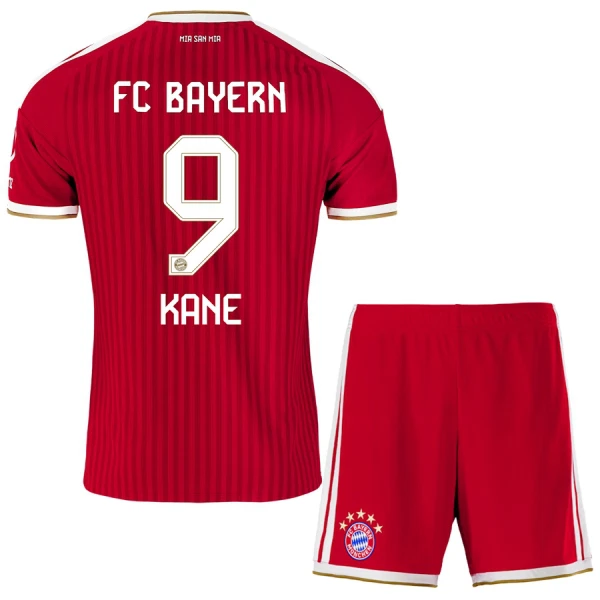 Otroški nogometni dresi kompleti FC Bayern München Harry Kane #9 Domači 2026-27