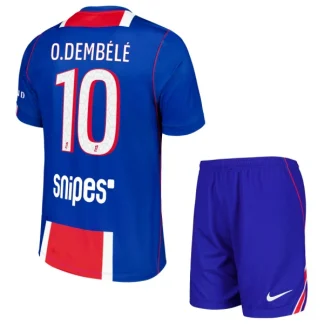 Otroški Nogometni dresi kompleti Paris Saint-Germain PSG Ousmane Dembélé #10 Domači 2026/27