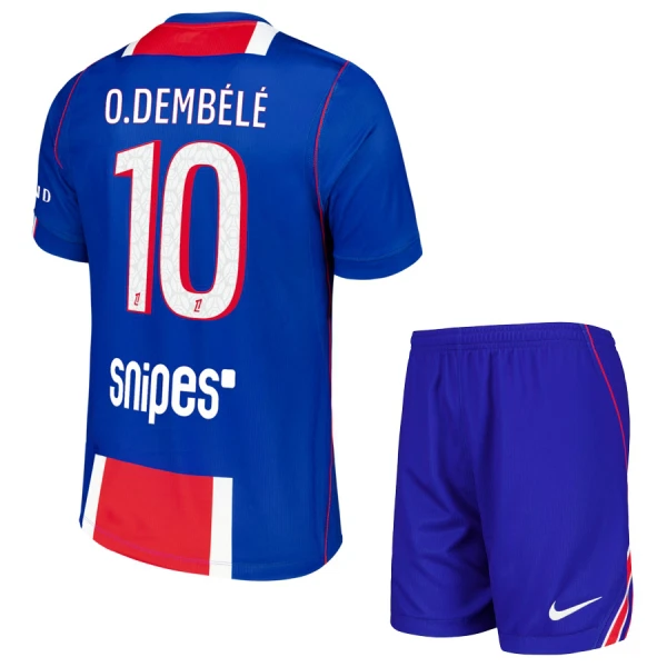 Otroški Nogometni dresi kompleti Paris Saint-Germain PSG Ousmane Dembélé #10 Domači 2026/27