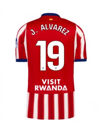 Moški Nogometni dresi Atletico Madrid Julian Alvarez #19 Domači 2026-27 rdeča in bela